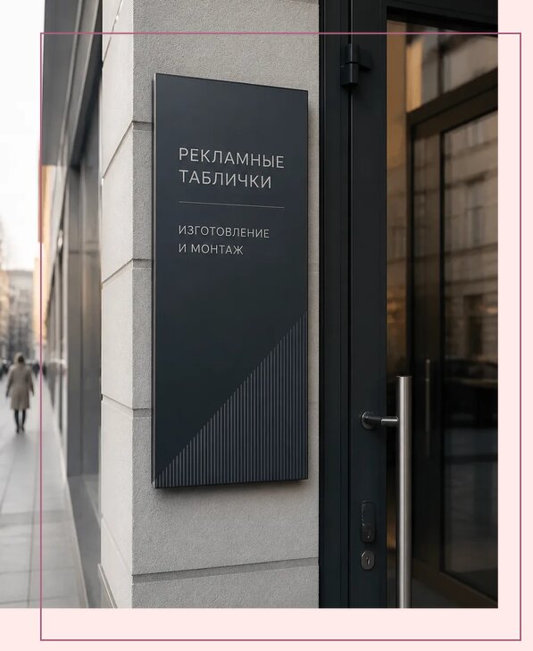 Рекламные таблички в Зеленодольске по цене от 4658 р. | Аванза-Злн