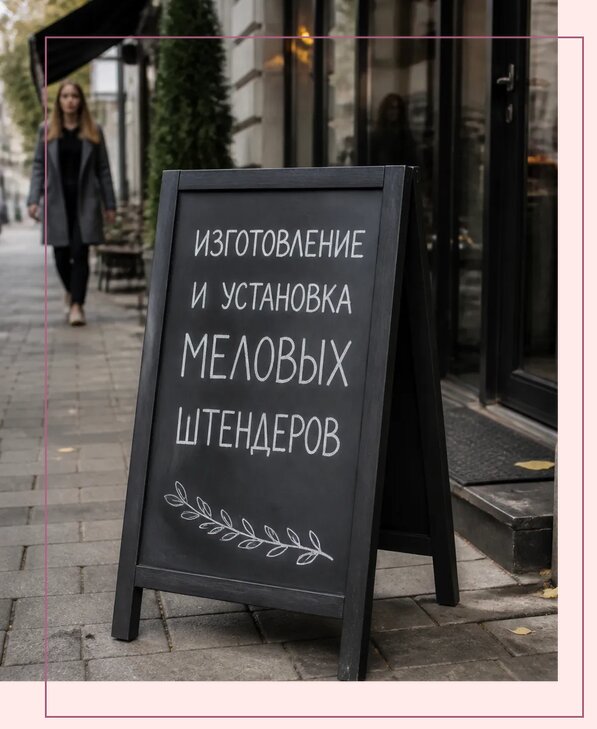 Меловые штендеры в Зеленодольске по цене от 6728 р. | Аванза-Злн